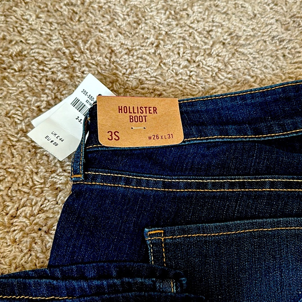 Brand new hollister boot cut Jeans